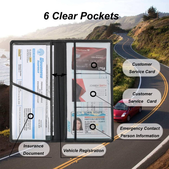 Six Pocket Car Document Wallet – Varitino